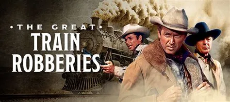 《The Great Train Robbery》探索美國西部野蛮与惊险刺激的抢劫案！